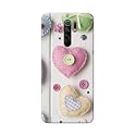 PRINTFIDAA Heart Shape Hard Back Cover for