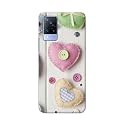 PRINTFIDAA Heart Shape Hard Back Cover for