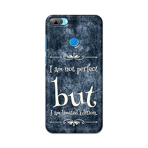 printfidaa i am not perfect but i am limited edition printed designer hard back case for honor 9n back cover -h8 vkm2025