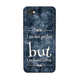 printfidaa i am not perfect but i am limited edition printed designer hard back case for lg q6  q6 plus  q6 m700n m700a m700dsk m700an back cover -h8 vkm2025