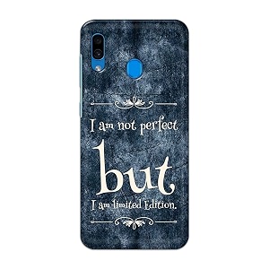 printfidaa i am not perfect but i am limited edition printed designer hard back case for samsung galaxy a20  samsung a30  samsung m10s back cover -h8 vkm2025