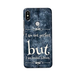printfidaa i am not perfect but i am limited edition printed designer hard back case for redmi y2  redmi s2 back cover -h8 vkm2025