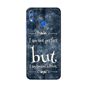 printfidaa i am not perfect but i am limited edition printed designer hard back case for honor 8x jsn-l11 jsn-l21 jsn-l22 jsn-l23 back cover -h8 vkm2025