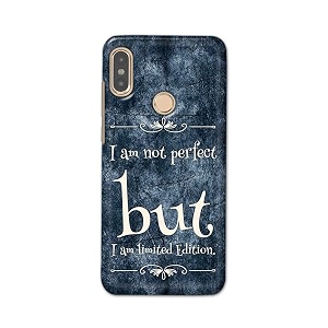 printfidaa i am not perfect but i am limited edition printed designer hard back case for redmi note 5 pro back cover -h8 vkm2025
