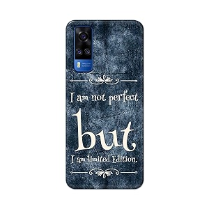 printfidaa i am not perfect but i am limited edition printed designer hard back case for vivo y51  vivo y51a  vivo y31 back cover -h8 vkm2025