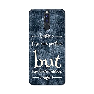 printfidaa i am not perfect but i am limited edition printed designer hard back case for huawei mate 10 litehuawei nova 2i  huawei honor 9i back cover -h8 vkm2025