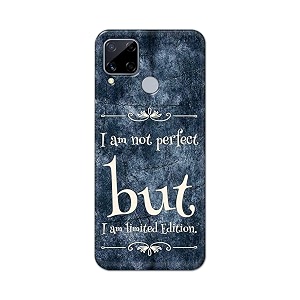 printfidaa i am not perfect but i am limited edition printed designer hard back case for realme c15  c12  narzo 20  narzo 30a  c25  c25s back cover -h8 vkm2025