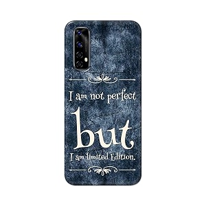 printfidaa i am not perfect but i am limited edition printed designer hard back case for realme narzo 20 prorealme 7  narzo 30 back cover -h8 vkm2025