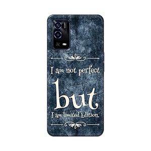 printfidaa i am not perfect but i am limited edition printed designer hard back case for oppo a55 back cover -h8 vkm2025