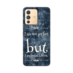 printfidaa i am not perfect but i am limited edition printed designer hard back case for vivo v23 5g back cover -h8 vkm2025