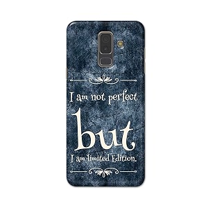 printfidaa i am not perfect but i am limited edition printed designer hard back case for samsung galaxy a6 plus 2018 6034  samsung j8 2018 j810f  ds back cover -h8 vkm2025