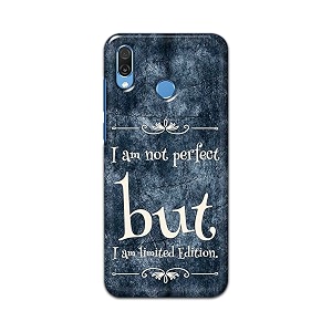 printfidaa i am not perfect but i am limited edition printed designer hard back case for honor play cor-al10 cor-l29 cor-l09 back cover -h8 vkm2025