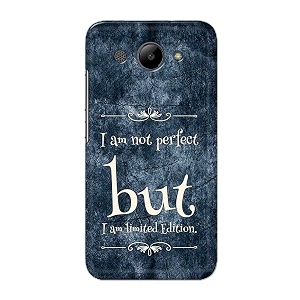 printfidaa i am not perfect but i am limited edition printed designer hard back case for huawei y3 2017 back cover -h8 vkm2025