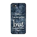 PRINTFIDAA I Am Not Perfect But I Am Limited Edition Printed Designer Hard Back Case for LG Q6 / Q6 Plus / Q6?, M700N, M700A, M700DSK, M700AN Back Cover -(H8) VKM2025