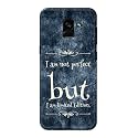 PRINTFIDAA I Am Not Perfect But I Am Limited Edition Printed Designer Hard Back Case for Samsung Galaxy A5 (2018) / Samsung A8 (2018), A530F, A530F / DS Back Cover -(H8) VKM2025