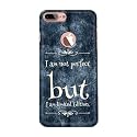 PRINTFIDAA I Am Not Perfect But I Am Limited Edition Printed Designer Hard Back Case for iPhone 7 Plus Logo (5.5") / iPhone 8 Plus Logo (5.5"), A1784, A1661 Back Cover -(H8) VKM2025