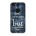 PRINTFIDAA I Am Not Perfect But I Am Limited Edition Printed Designer Hard Back Case for Apple iPhone 7 Logo (4.7") / iPhone 8 Logo (4.7"), A1778, A1660 Back Cover -(H8) VKM2025