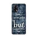 PRINTFIDAA I Am Not Perfect But I Am Limited Edition Printed Designer Hard Back Case for Oppo F19 / Oppo A74 4G Back Cover -(H8) VKM2025