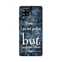 PRINTFIDAA I Am Not Perfect But I Am Limited Edition Printed Designer Hard Back Case for Samsung Galaxy M42 5G / Samsung Galaxy A42 5G Back Cover -(H8) VKM2025