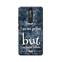 PRINTFIDAA I Am Not Perfect But I Am Limited Edition Printed Designer Hard Back Case for Lenovo K8 Plus (5.2") Back Cover -(H8) VKM2025