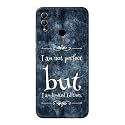 PRINTFIDAA I Am Not Perfect But I Am Limited Edition Printed Designer Hard Back Case for Huawei P Smart (2019) / Honor 10 Lite, Pot-LX1 / POT-LX1AF Back Cover -(H8) VKM2025