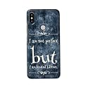 PRINTFIDAA I Am Not Perfect But I Am Limited Edition Printed Designer Hard Back Case for Redmi Y2 / Redmi S2 Back Cover -(H8) VKM2025