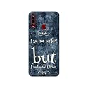 PRINTFIDAA I Am Not Perfect But I Am Limited Edition Printed Designer Hard Back Case for Samsung Galaxy A20s, SM-A207F / DS, SM-A207M / DS, SM-A2070 Back Cover -(H8) VKM2025