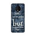 PRINTFIDAA I Am Not Perfect But I Am Limited Edition Printed Designer Hard Back Case for OnePlus 7T Back Cover -(H8) VKM2025