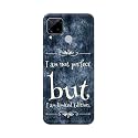 PRINTFIDAA I Am Not Perfect But I Am Limited Edition Printed Designer Hard Back Case for Realme C15 / C12 / Narzo 20 / Narzo 30A / C25 / C25s Back Cover -(H8) VKM2025