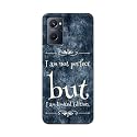 PRINTFIDAA I Am Not Perfect But I Am Limited Edition Printed Designer Hard Back Case for Realme 9i Back Cover -(H8) VKM2025