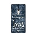 PRINTFIDAA I Am Not Perfect But I Am Limited Edition Printed Designer Hard Back Case for Mi Mix 2 / Mi Mix Evo Back Cover -(H8) VKM2025