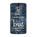 PRINTFIDAA I Am Not Perfect But I Am Limited Edition Printed Designer Hard Back Case for Lenovo K4 Note A7010a48, A7010, Lenovo Vibe X3 Lite Back Cover -(H8) VKM2025