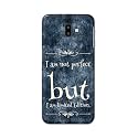 PRINTFIDAA I Am Not Perfect But I Am Limited Edition Printed Designer Hard Back Case for Samsung Galaxy J6 Plus (2018) (6.0"), SM-J610FN / DS Back Cover -(H8) VKM2025
