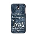 PRINTFIDAA I Am Not Perfect But I Am Limited Edition Printed Designer Hard Back Case for Samsung Galaxy J7 (2017) / Samsung J7 Pro, J730F / DS Back Cover -(H8) VKM2025