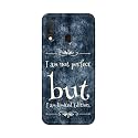 PRINTFIDAA I Am Not Perfect But I Am Limited Edition Printed Designer Hard Back Case for Samsung Galaxy A20e, SM-A202F/DS Back Cover -(H8) VKM2025