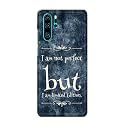PRINTFIDAA I Am Not Perfect But I Am Limited Edition Printed Designer Hard Back Case for Huawei P30 Pro,VOG-L29, VOG-L09, VOG-L04, VOG-AL00, VOG-AL10 Back Cover -(H8) VKM2025