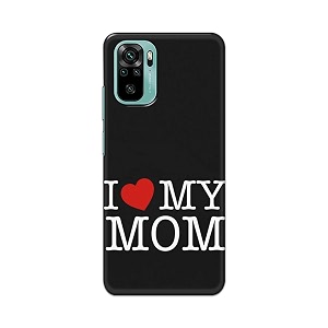 PRINTFIDAA I Love My Mom Hard Back