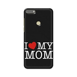 PRINTFIDAA I Love My Mom Hard Back