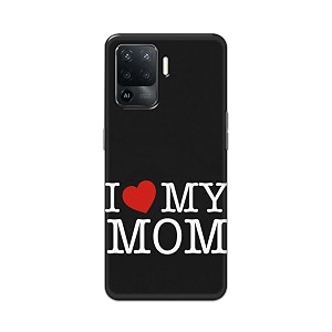 PRINTFIDAA I Love My Mom Hard Back
