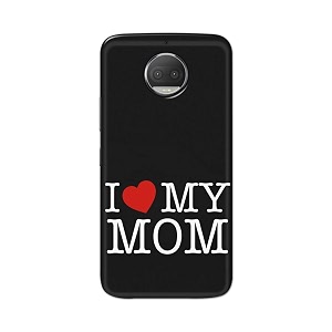 PRINTFIDAA I Love My Mom Hard Back