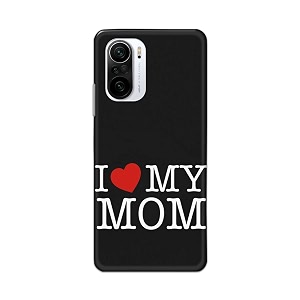 PRINTFIDAA I Love My Mom Hard Back