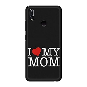 PRINTFIDAA I Love My Mom Hard Back
