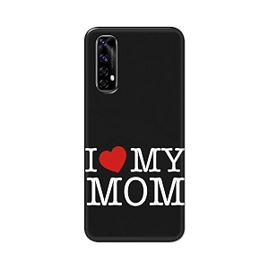 PRINTFIDAA I Love My Mom Hard Back