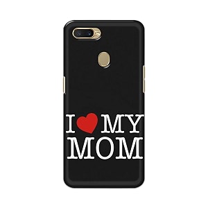 PRINTFIDAA I Love My Mom Hard Back