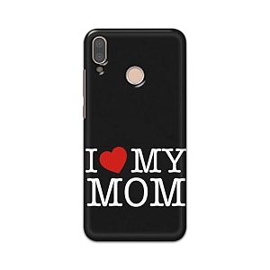 PRINTFIDAA I Love My Mom Hard Back
