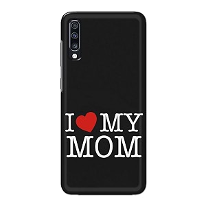 PRINTFIDAA I Love My Mom Hard Back