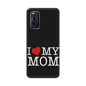PRINTFIDAA I Love My Mom Hard Back