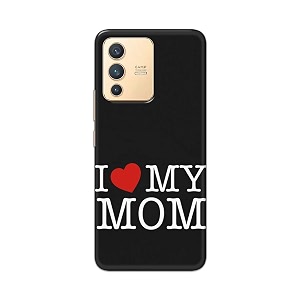 PRINTFIDAA I Love My Mom Hard Back