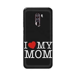 PRINTFIDAA I Love My Mom Hard Back