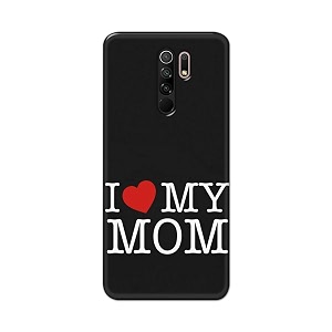 PRINTFIDAA I Love My Mom Hard Back